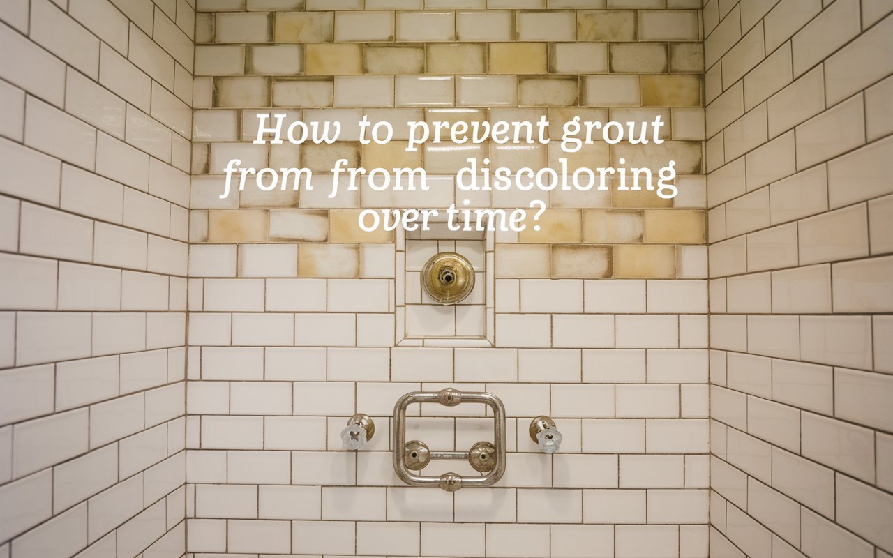 How to Prevent Grout from Discoloring Over Time