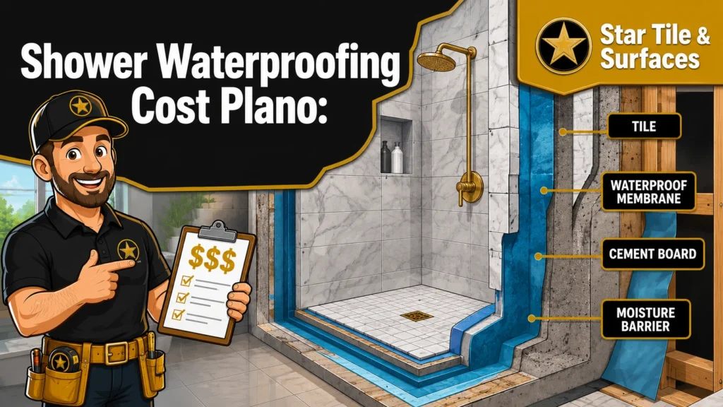 Shower Waterproofing Cost in Plano: What You'll Actually Pay